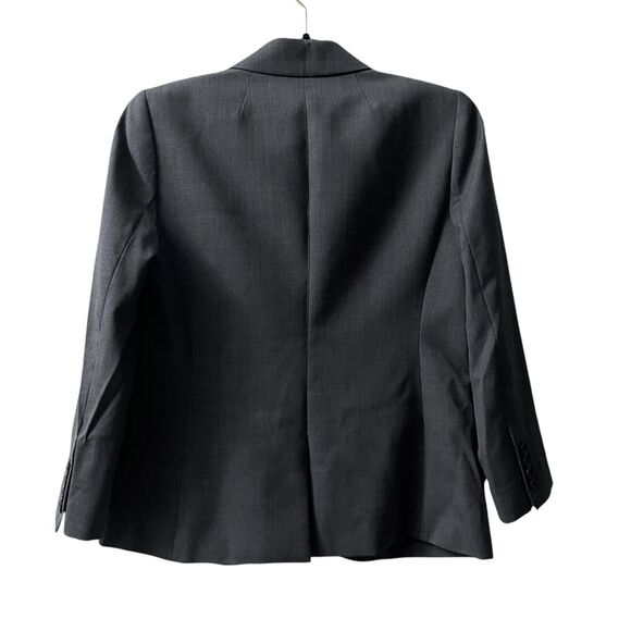 J. Crew Blazer Women’s Size 6 Gray Super 120s 100% Wool Business Contemporary - Picture 6 of 8